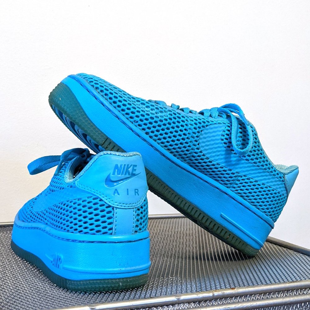 EUC Nike Women's Air Force 1 Low Breathe Mesh Sneakers - Picture 11 of 11